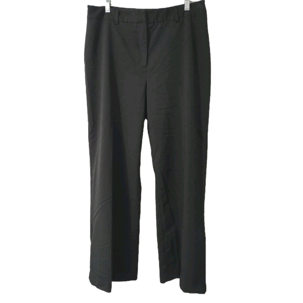 Jaclyn Smith Pants 14 Womens Norm Core Office Career Professional Black Straight
